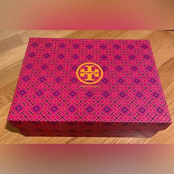 Tory Burch Navy Peep-Toe Cork Wedge - Size 10 - Picture 8 of 10